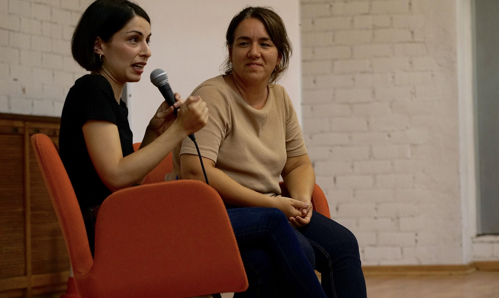 La directora Celia Rico visita ESCAC