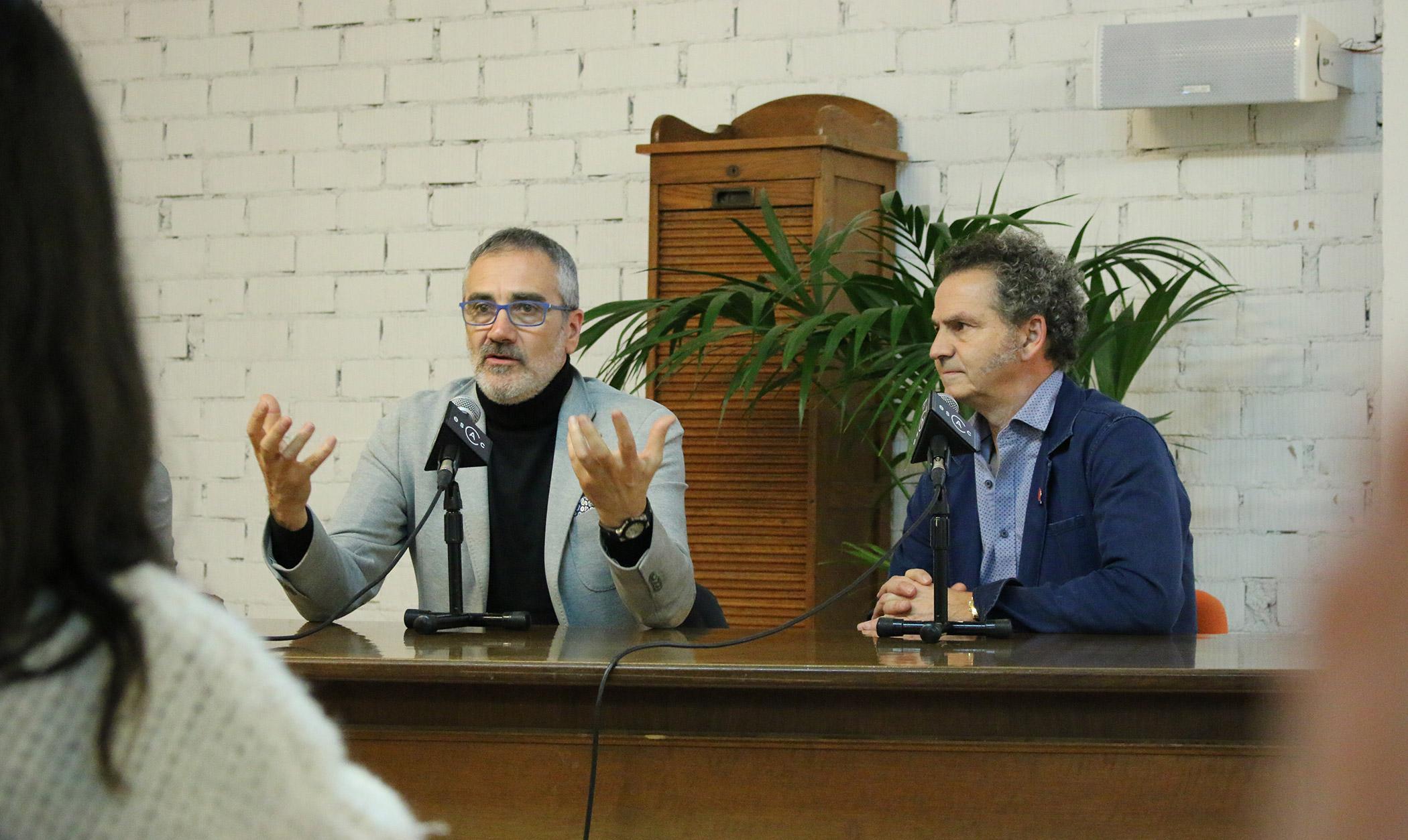 El director Javier Fesser y su productor Luis Manso visitan la ESCAC