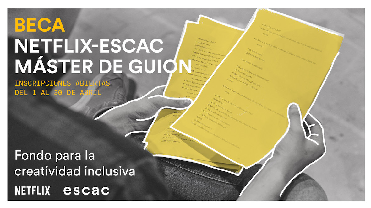 L’ESCAC col·labora amb Netflix i el seu fons per la creativitat inclusiva
