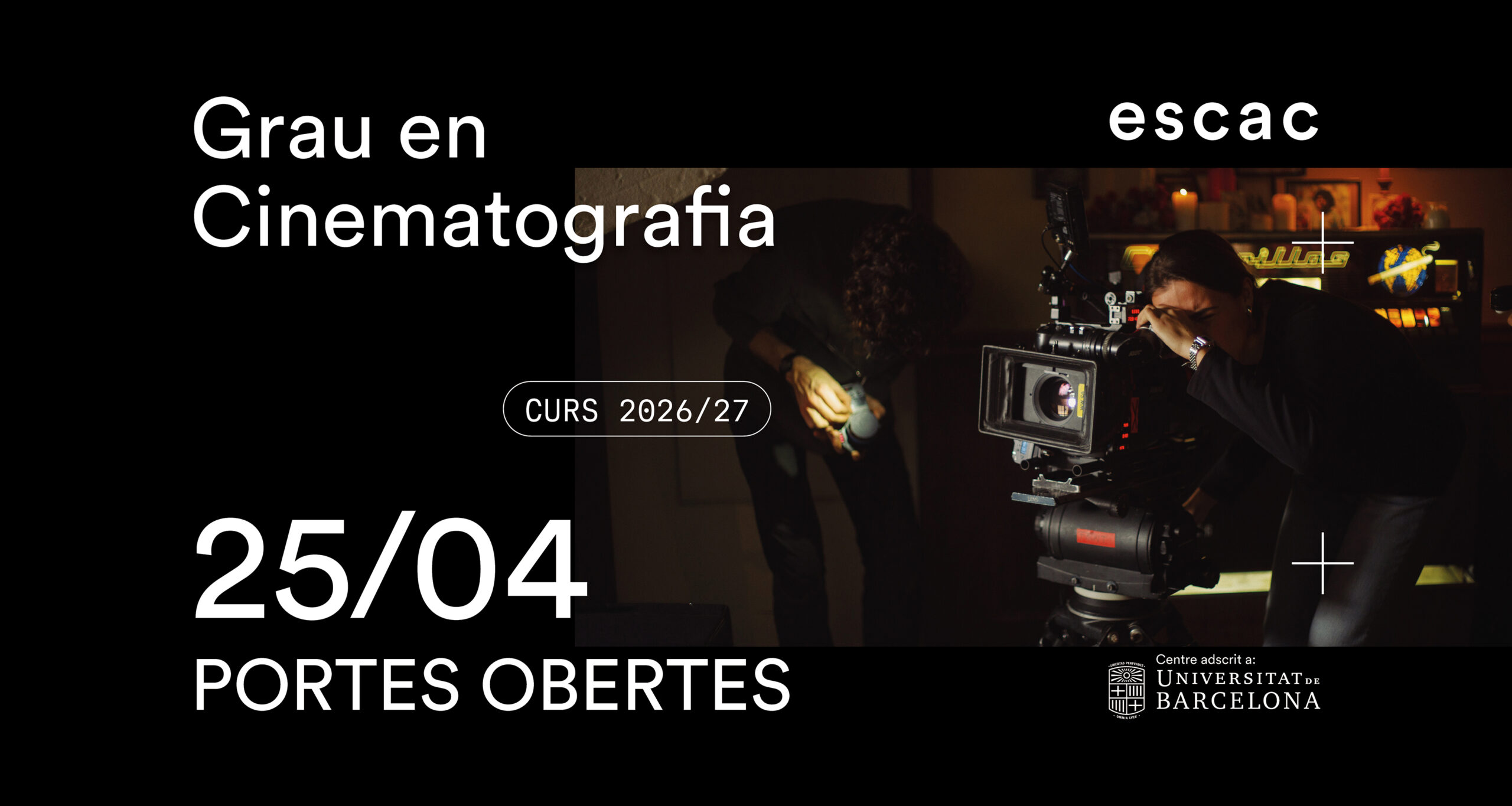 Tercera Jornada de Portes Obertes del Grau en Cinematografia